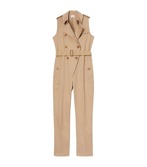 Jumpsuit in cotton gabardine 